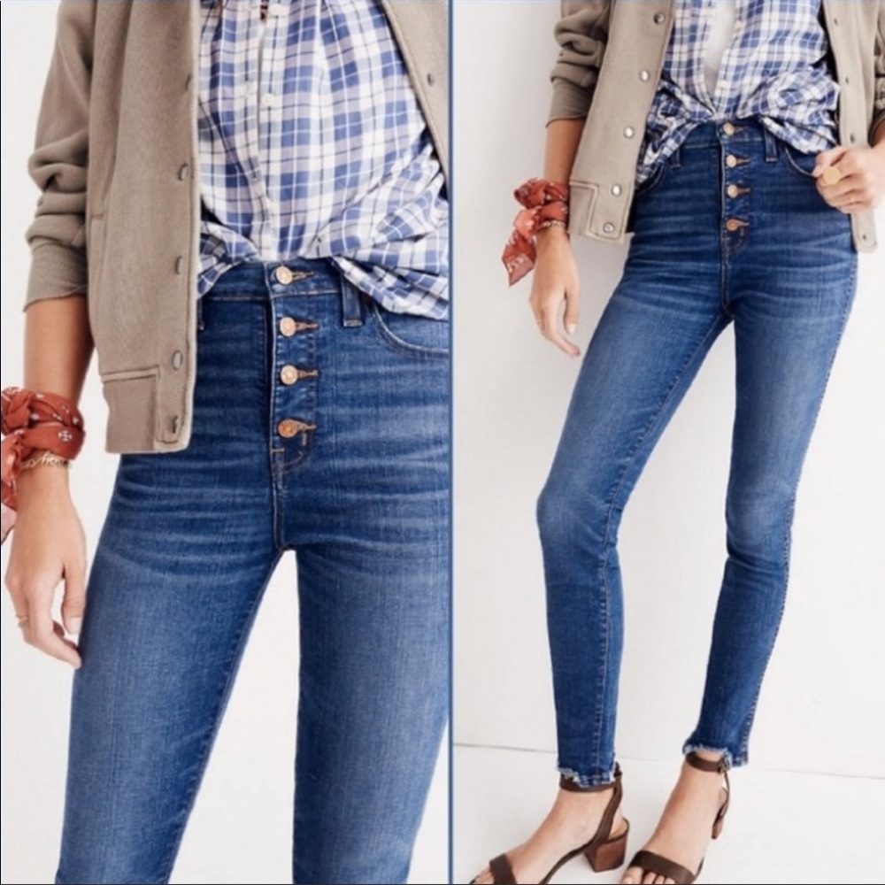 Madewell - 10" High-Riser Skinny Skinny Jeans. Size 24